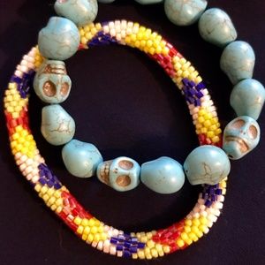 Aztec bohemian bracelets